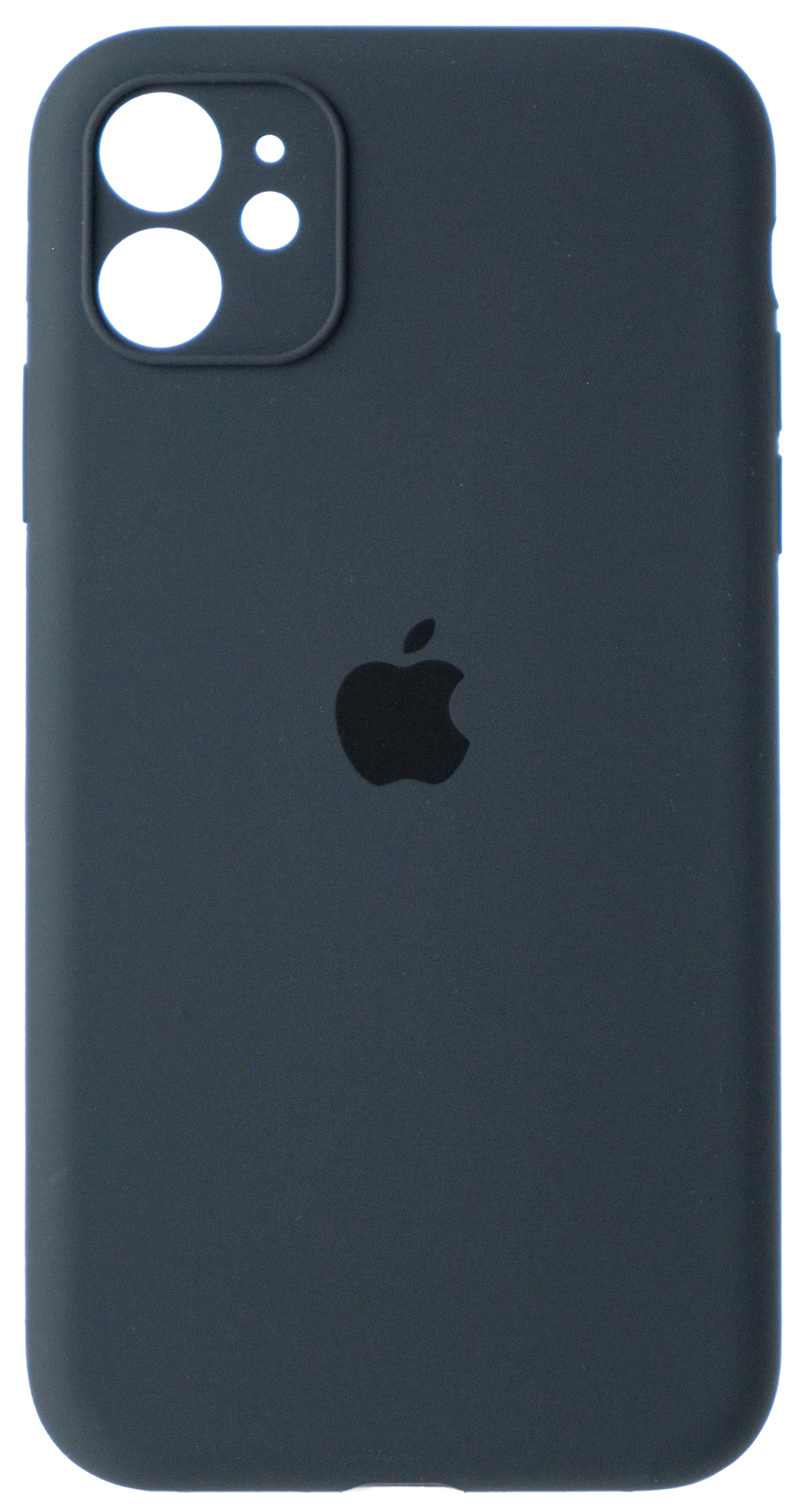 Чехол Silicone Case полная защита для iPhone 11 темно-серый в Тюмени